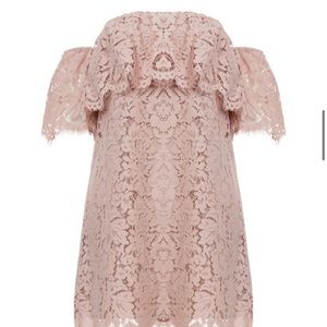 NWT Sedona off the shoulder lace dress Small
